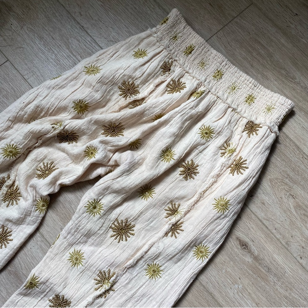 Free People Beach Rocker Embellished Harem Pants - Picture 6 of 8